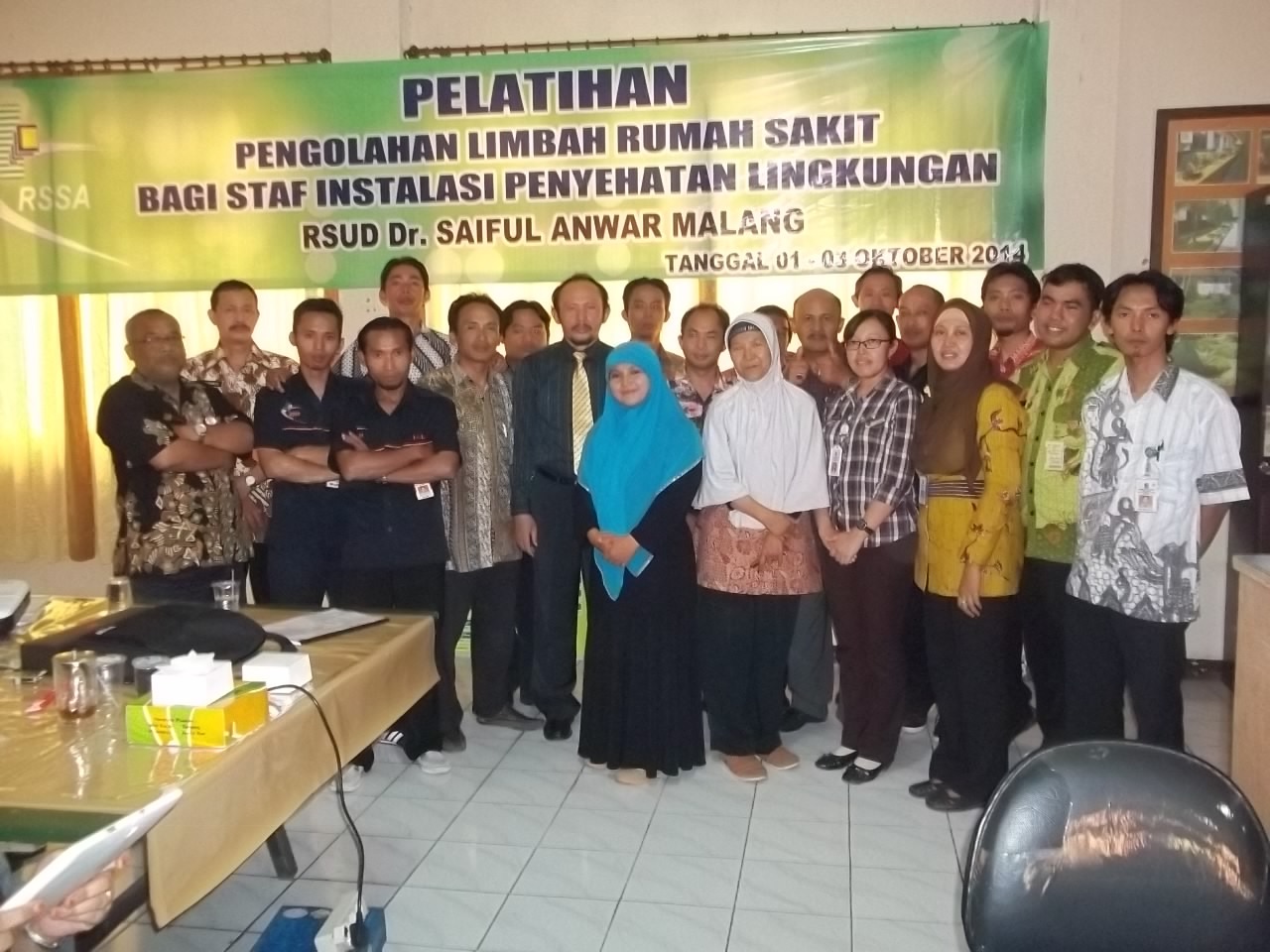 Pelatihan Pengolahan Limbah RSUD Dr. Saiful Anwar Malang